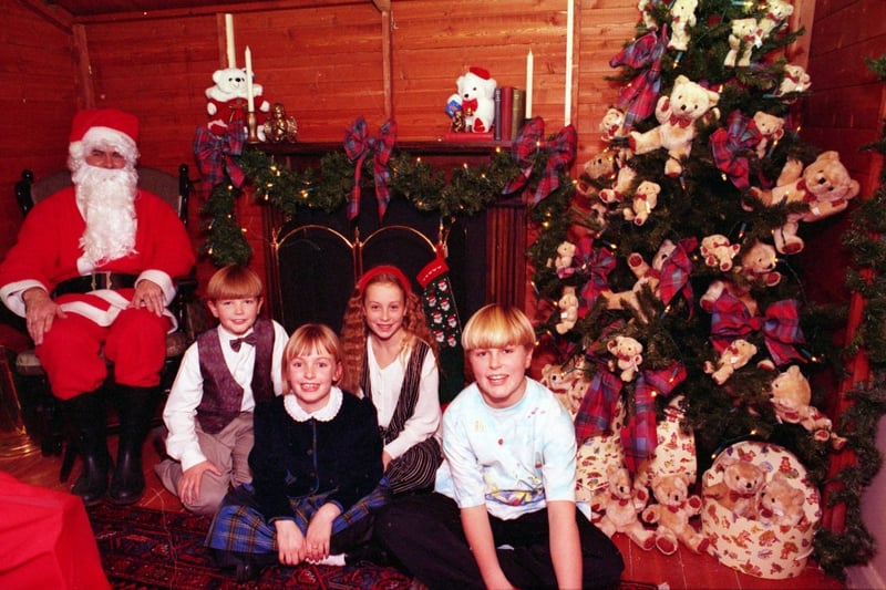 No Christmas film is complete without a visit to Santa.
And what better grotto could you ask for than Joplings.
Here it is in 1994.