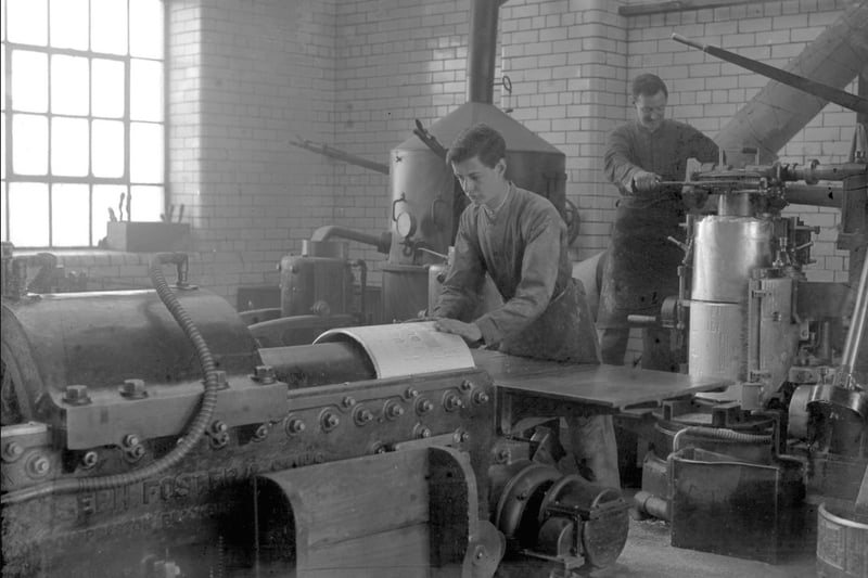 An undated photo from the Echo foundry in Bridge Street.