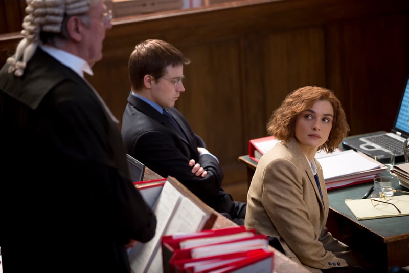 Denial tells the true story of author Deborah Lipstadt, who must prove the holocaust actually happened in court after being sued by renowned holocaust denier David Irving. Jack Lowden appears as litigation lawyer James Libson.