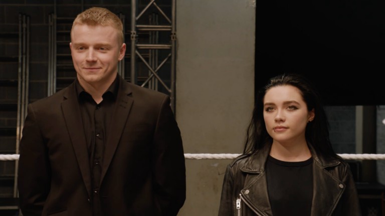 Florence Pugh was a relative unknown when she starred with Jack Lowden as a pair od wrestling-obsessed siblings dreaming of going pro in 2019's America in Fighting With My Family. Directed by Stephen Merchant, it includes cameos from The Rock and Vince Vaughan.
