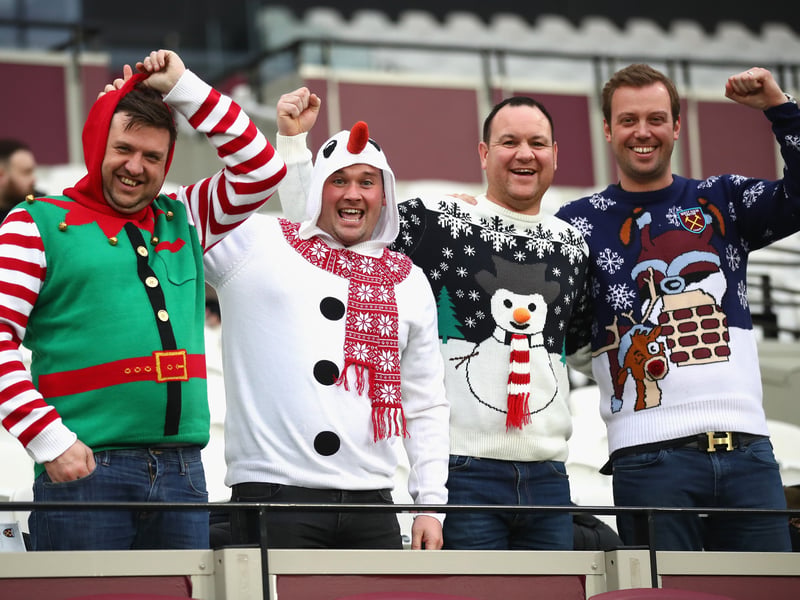 Following the festive dress code to a tee