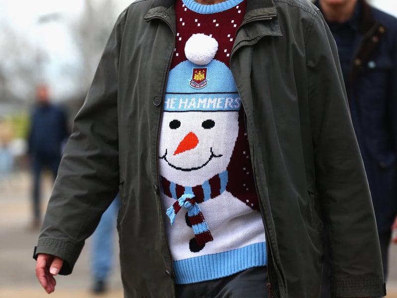 West Ham Christmas jumpers have been flying off the shelves