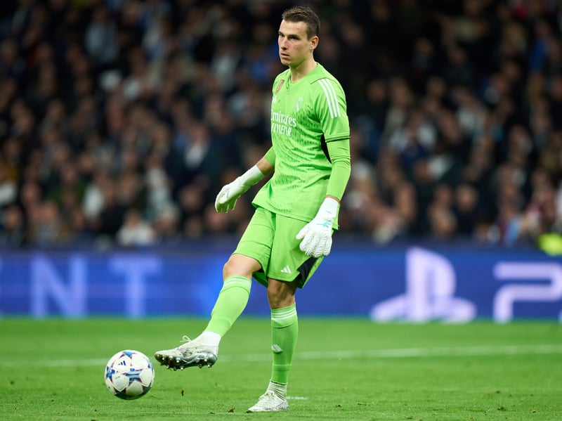 Goalkeeper reportedly tracked by Celtic in 2023. Has impressed when deputising for Thibaut Courtois.