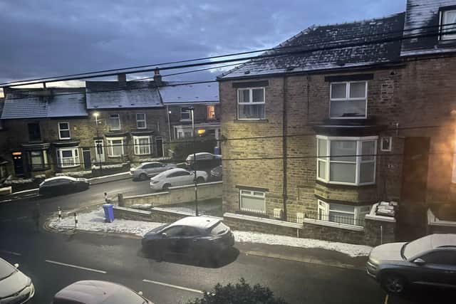 Parts of Sheffield saw a light dusting of snow overnight (November 30, 2023) as a -2C cold snap is due to set in over the weekend.