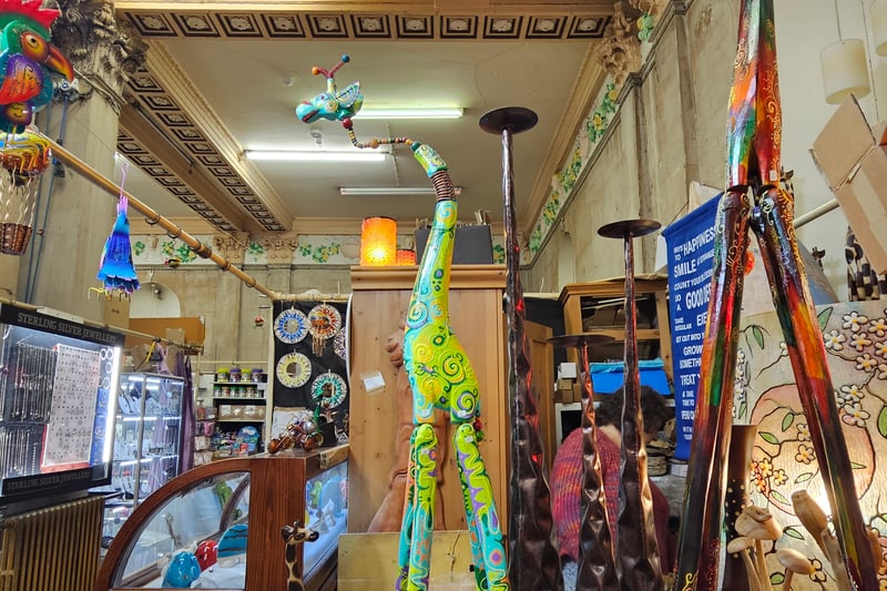 At Aardvark they are proud of their wide range of unusual items at pointing out a few that could make an unusual Christmas gift. These include a large range of beautiful painted giraffes of different sizes ranging from £39.95 for extra small to £75 for small, £95 for medium and £125 for large.
