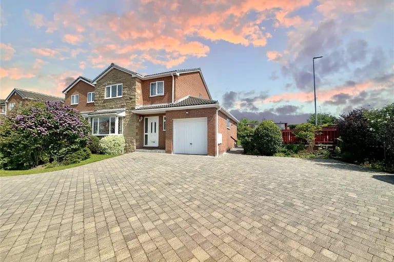 This detached home in Tingley is on the market.