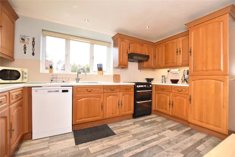 To the rear of the ground floor is this fitted kitchen with lots of space.