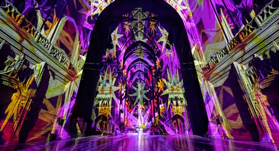The Light Before Christmas at Liverpool Cathedral in 2023.