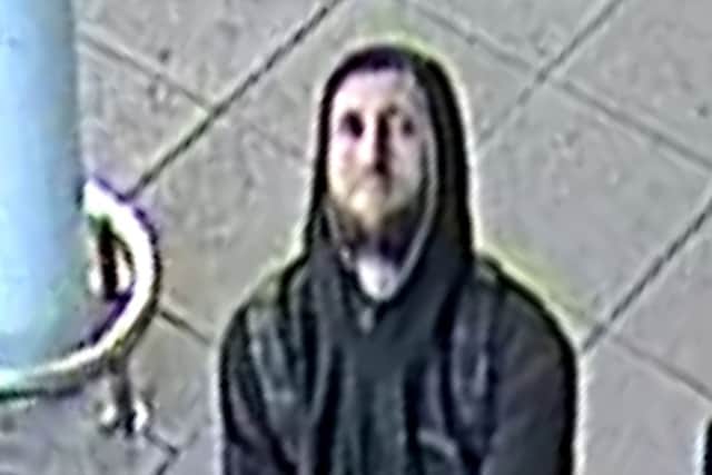 Police want to speak to this man as part of an investigation into a robbery outside the Asda in Parson Cross