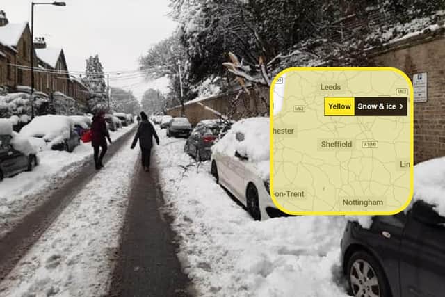 The weather warning has been issued for Sheffield, and across Yorkshire, and is set to come into force from 6pm tonight (Saturday, December 2, 2023), and lasting until midday tomorrow (Sunday, December 3, 2023)