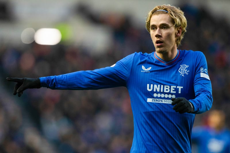 Tireless work rate and was Rangers most creative outlet all night as he buzzed around the pitch looking to ignite Ibrox. Deserved his goal more than anyone. Outstanding again.