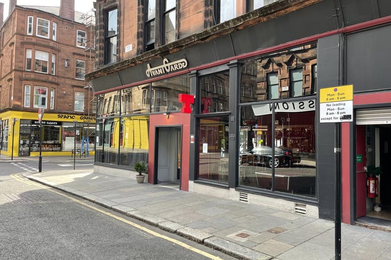 Avant Garde is currently listed on the market by Christie & Co with the bar having a prime city centre location just off Trongate. The leasehold is currently listed at £150,000. 
