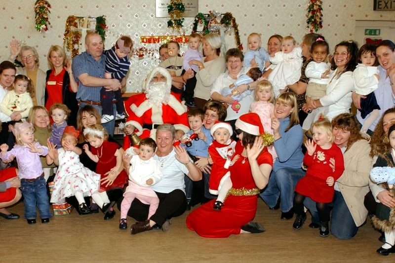 A 2003 special memory at Southwick.
The mother and toddler party at the community centre was fun all the way.