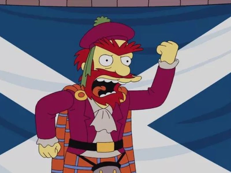 Arguably the world's most famous animated Scot (Shrek may disagree), Groundskeeper Willie is voiced by Dan Castellaneta, who is also the voice of Homer. His full name is William MacMoran MacDougal and he works as the head groundskeeper and janitor at Springfield Elementary School. Willie is a lifelong fan of Hibernian football club and - depending on which episode you believe - may be from Kirkwall, Glasgow, Aberdeen or the banks of Loch Ness.