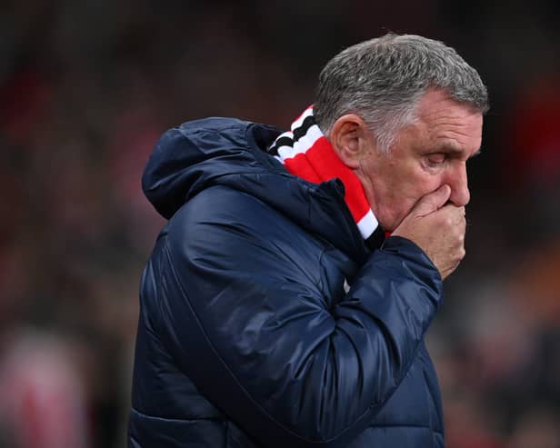 Tony Mowbry has been sacked as manager of Sunderland (Photo by Stu Forster/Getty Images)