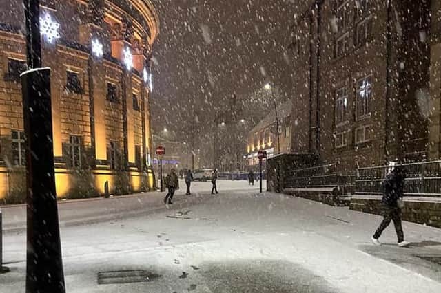 Heavy snow is predicted in Sheffield on Thursday morning - but rain and sleet might make short work of it. Photo by Damian N Emma Brownhill.