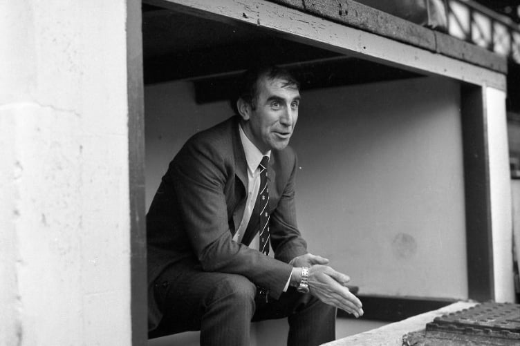 Bob Stokoe settles in after his appointment in November 1972.