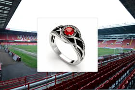 Jeweller Edward Fleming has designed 20 Premier League-inspired engagement rings, and Sheffield United's will cost you £3,000.