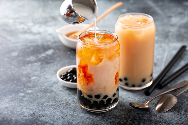 Rated 4.9 from 139 Google reviews, they take the top spot. They have traditional Taiwenese milk tea with boba pearls and a lot more options as well.
