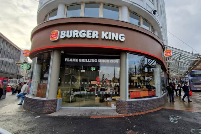 Burger King is not ready to open yet, a sign in the window reveals.