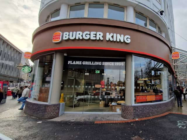 Burger King is not ready to open yet, a sign in the window reveals.