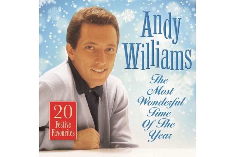 Andy Williams' 1963 classic 'The Most Wonderful Time of the Year' has had 714 million plays.