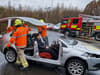 Road safety: Sheffield firefighters practise car crash rescues as emergency services fear Christmas casualties