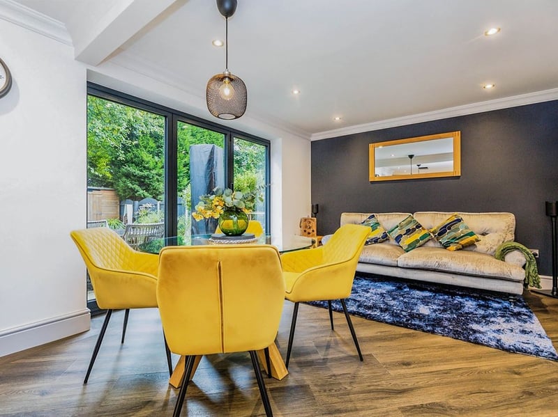 The space to the rear of the ground floor is a superb, open plan kitchen/dining/living space. (Photo courtesy of Zoopla)