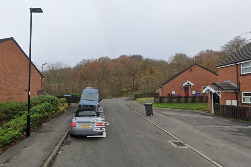 The joint third-highest number of reports of burglary in Sheffield in October 2023 were made in connection with incidents that took place on or near  Leighton View, Gleadless Valley, with 3