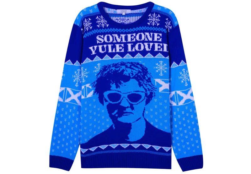 Another hand-knitted design available from craft site Etsy, this jumper celebrates one of Scotland favourite musical sons - Lewis Capaldi.