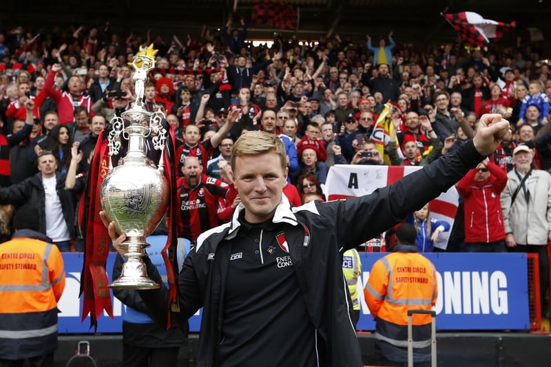 Howe arrived at Bournemouth in December 2008 with the club marooned in the relegation places of League Two after a 17 point deduction at the start of the season.

Howe, who was the youngest manager in the Football League at the time, quickly revitalised the club’s fortunes and steered them to safety that same season. He led the club to promotion just a year later in 2009/10 despite the club having a transfer embargo at the time.

Howe rejoined the Cherries less than two years later. He continued where he left off  and helped guide the club to two further promotions in three seasons - reaching the Premier League for the first time in the club's history.

They remained in the top-flight for five seasons before his departure. (Getty Images)
