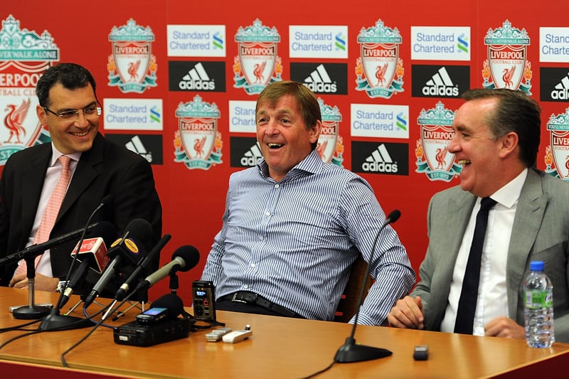 The Scottish star guided Liverpool to three league titles in his first spell as a manager - adding to the five he had already won as a player.

Dalglish made a shock return to Liverpool 20 years later and added to his trophy cabinet with a League Cup triumph. However, he was sacked after an eighth place finish in the league. (Getty Images)


