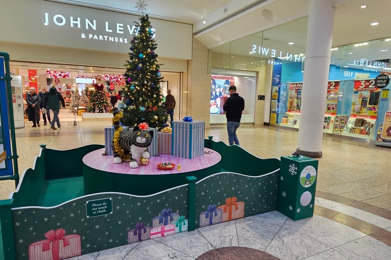 The second station is just outside John Lewis on the ground floor and greets visitors taking part in the trail.
