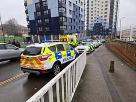 The body of a 30 year old woman was found beneath a block of flats on Brightmore Drive, Sheffield.