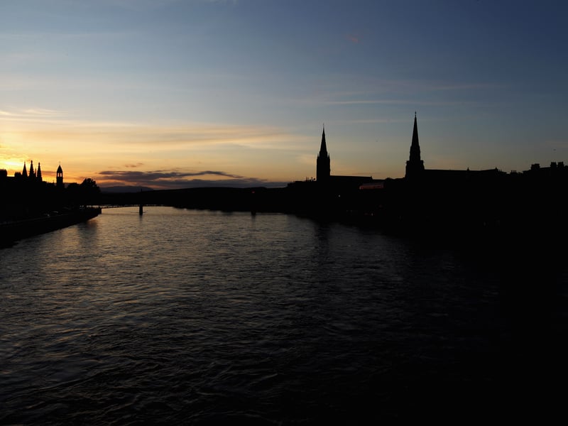 Climbing from its 2022 position, Inverness is the 2nd happiest place to live in Scotland. The capital of the Scottish Highlands came in at 53 in the national rank. 
