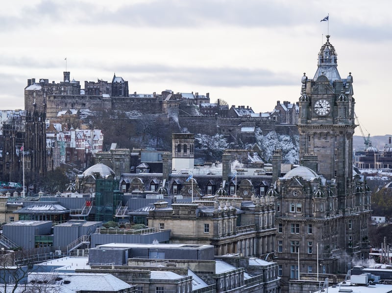 The Scottish capital city is the 90th happiest place to live in the whole of the UK. 
