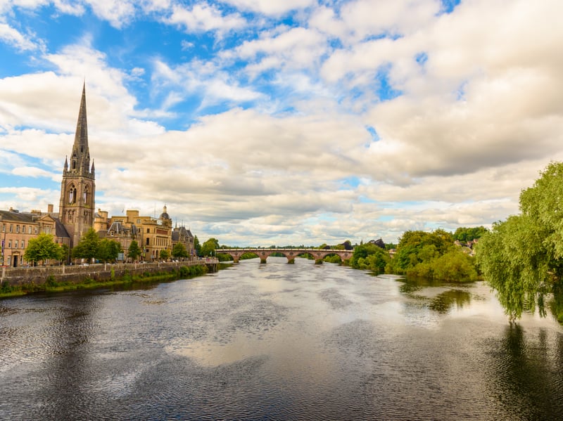 Falling three places from last year’s Happy at Home Index, Perth is the 5th happiest place to live in Scotland.

