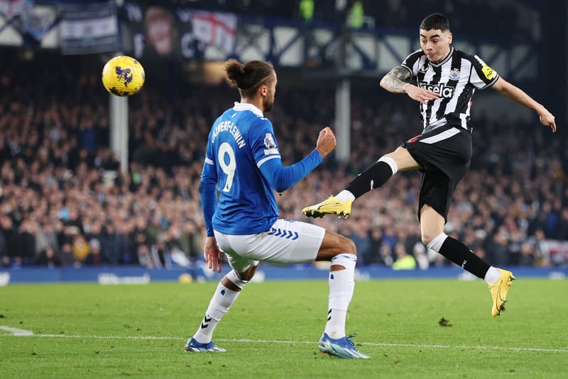 Almiron's workrate can never be faulted but his decision-making against Everton on Thursday was a real let-down. 
