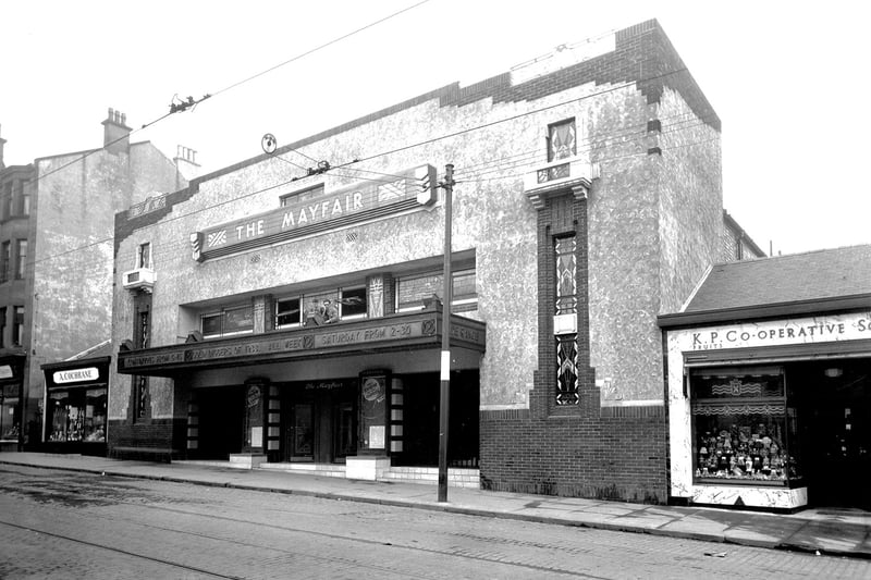 The Mayfair cinema could be found on Sinclair Drive having opened in 1934. It had an unconventional façade of roughcast, brick, stained glass and wrought ironwork. The cinema closed in 1973. 