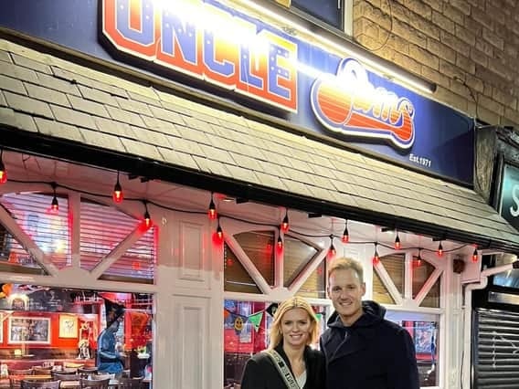 Uncle Sam's American diner, on Ecclesall Road, Sheffield, was established in 1971 and is still going strong more than 50 years later. Dan Walker, pictured outside with his Strictly Come Dancing partner Nadiya Bychkova, is among its fans.