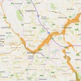 The latest flood alert map for Sheffield and surrounding areas as of 11.30am on Sunday, December 10, ahead of a further rain warning