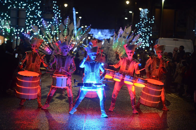 The Spark Drummers are a huge hit with South Shields residents every year.