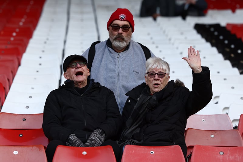 Blades fans v Brentford 
