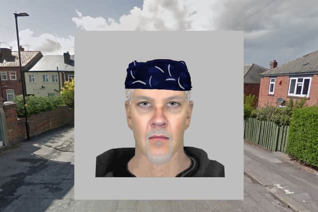 Officers have released this e-fit of a man they would like to speak to in connection with the incident, which is alleged to have taken place on Smithy Wood Road, Woodseats, Sheffield on November 16, 2023