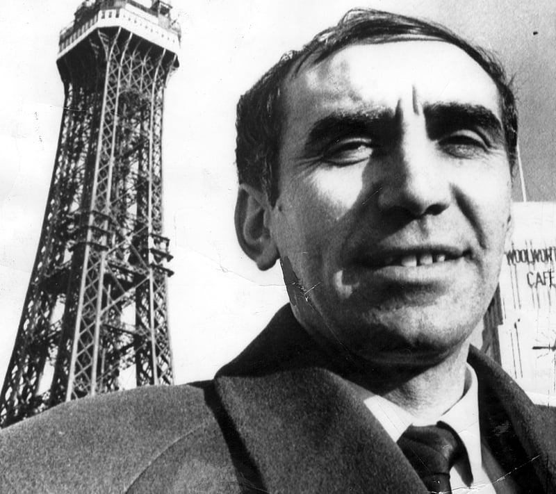 Bob Stokoe on his arrival in Blackpool in 1970