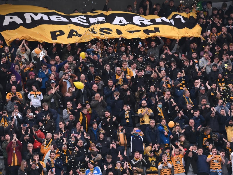 Average home attendance: 6,504.
Home games played: 10