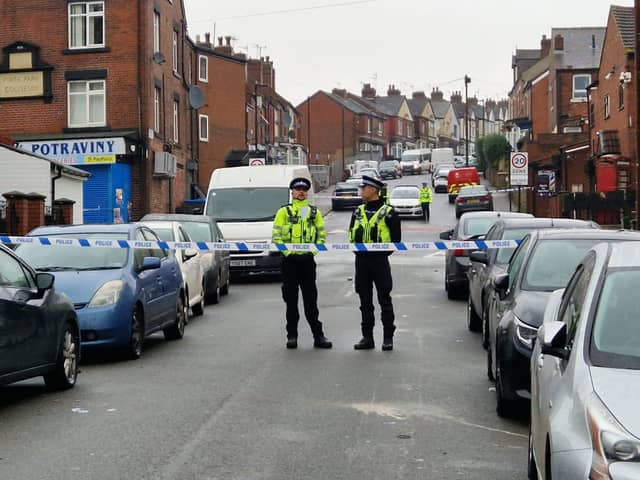 Police at the scene of a shooting on Page Hall Road, Sheffield, which led to the death of a 19-year-old man. Today (December 15), two more men have been arrested.