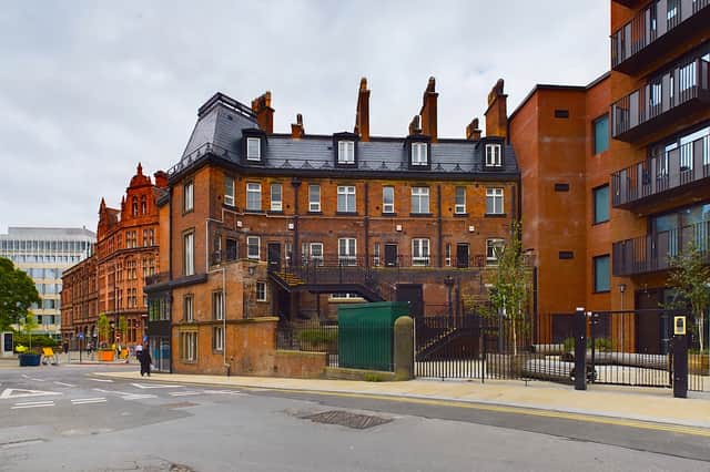 These two and three bedroom townhouses were restored as part of the Heart of the City project and are now ready to be sold. (Photo courtesy of Redbrik)