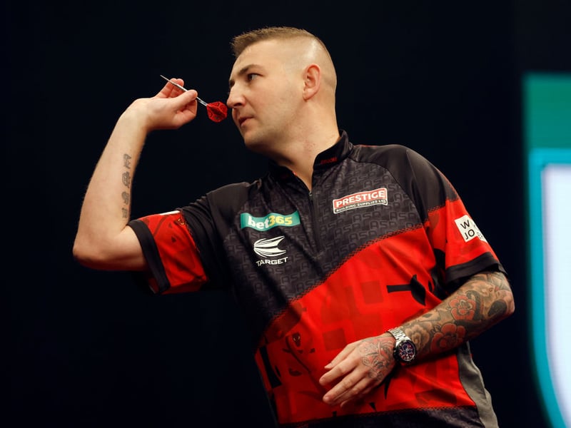 England's Nathan Aspinall is 18/1 to become world champion. The world number six is the current World Matchplay champion and has also won the 2019 UK Open and the 2019 US Darts Masters.