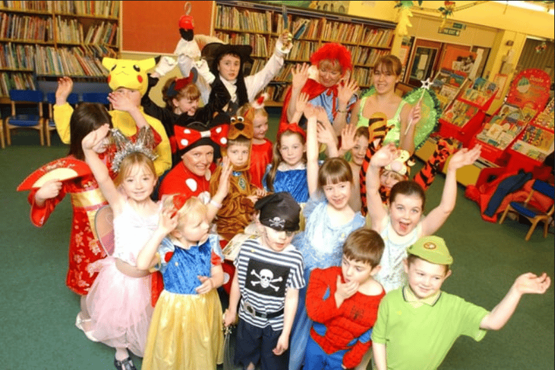 Back to 2004 when fancy dress was the order of the day at the Hebburn Library Christmas party